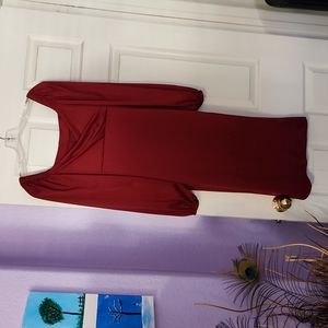 X&Z Size Large Dress, Burgundy